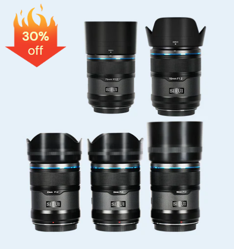 Sniper F1.2 APS-C Frame Autofocus Lens kit 30% Off 5 Lenses | Sản phẩm chính hãng